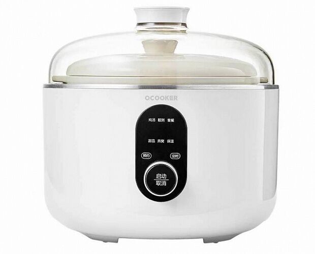 Мультиварка Qcooker Round Small Stew Electric Cooker (White/Белый) : отзывы и обзоры 