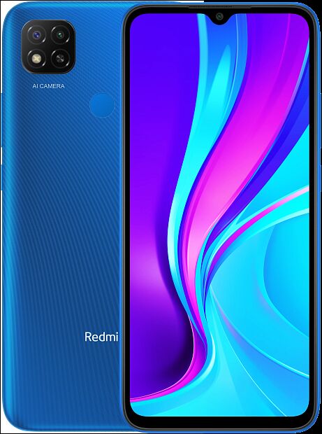 Смартфон Redmi 9C 4/128 ГБ Global, синий - 1