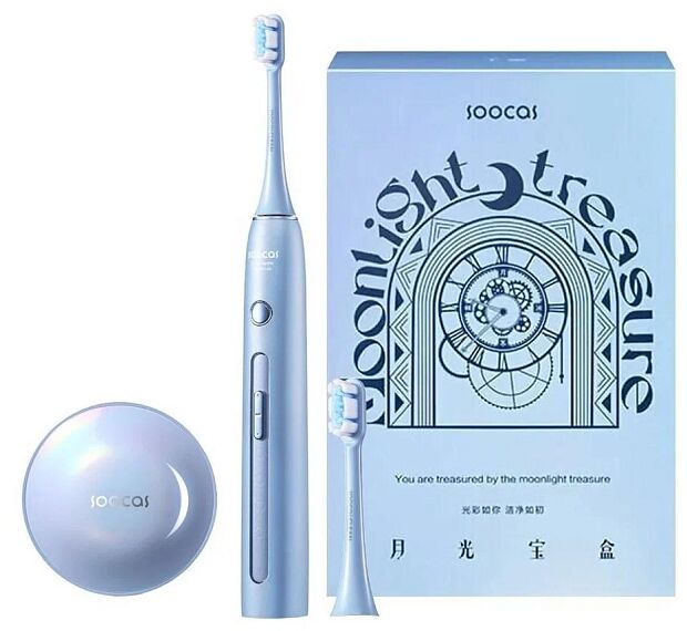 Электрическая зубная щетка Soocas X3 Pro с дезинфекцией, blue RU - 4