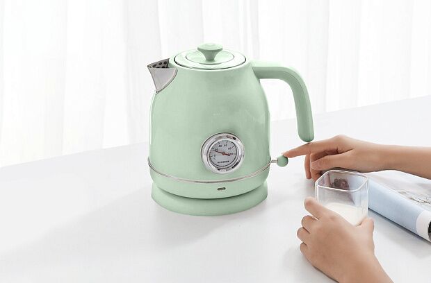 Чайник Qcooker Retro Electric Kettle 1.7L (Green) EU : характеристики и инструкции - 5