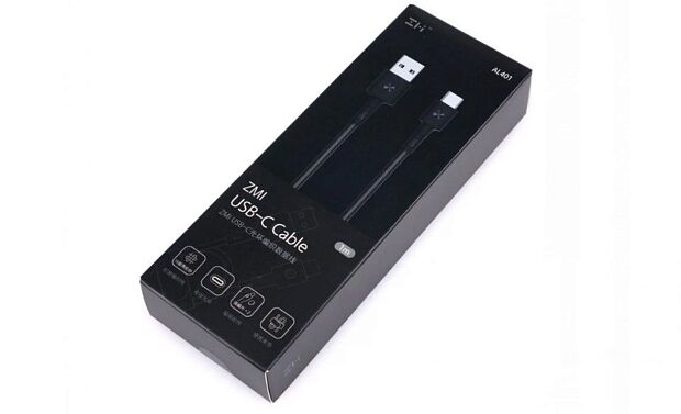 Кабель ZMI USB/Type-C 1m  AL401 (Black/Черный) - 5