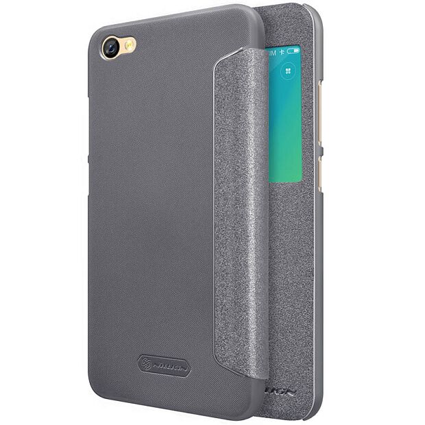Чехол для Redmi Note 5A Nillkin Sparkle Leather Case (Black/Черный) : отзывы и обзоры - 2