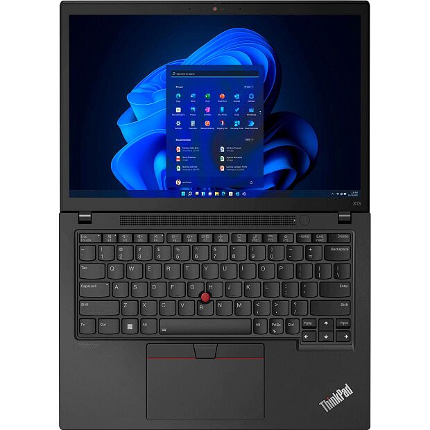 Ноутбук/ Lenovo ThinkPad X13 G3 13.3 WUXGA (1920x1200) TOUCHSCREEN i7-1280P 1TB SSD 32GB W11_Pro BLACK 1Y (OS:ENG; Keyb:ENG, Powercord:US) : характеристики и инструкции - 7