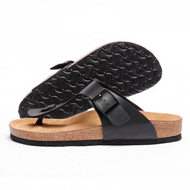 Сланцы Aishoes Summer Classic Pinch Cork Sandals 41 (Black/Черный) - 1