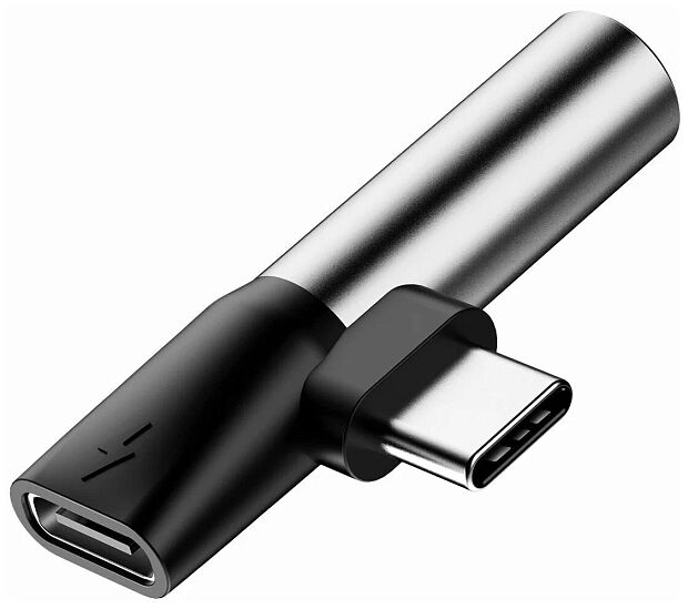 Переходник Baseus USB Type-C - USB Type-C / mini jack 3.5 mm CATL41-01 (Black) - 3