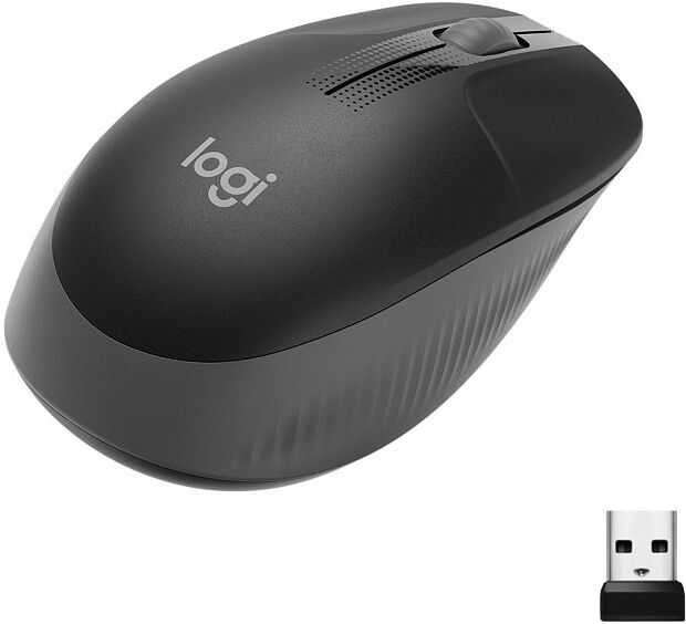 Мышь Logitech Wireless Mouse M190 CHARCOAL - 1