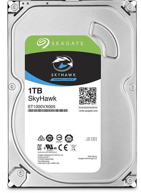 Жесткий диск HDD Seagate SATA 1Tb Skyhawk Survillance 64Mb - 2