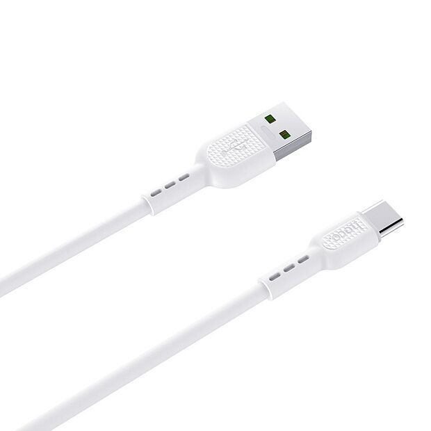 USB кабель HOCO X33 Surge Type-C, 5А, 1м, TPE (белый) - 4