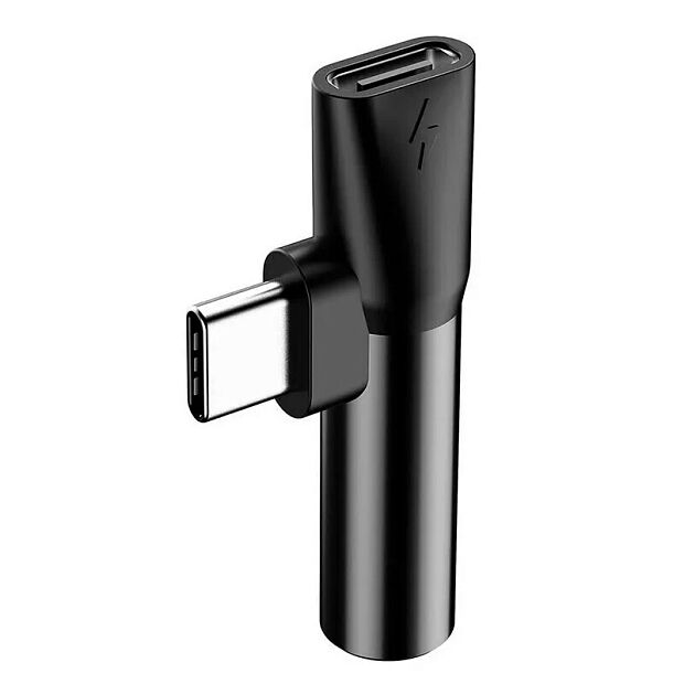 Переходник Baseus USB Type-C - USB Type-C / mini jack 3.5 mm CATL41-01 (Black) - 1