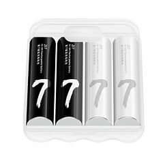 Аккумуляторные батарейки Xiaomi ZI7 Ni-MH AAA 4 pcs (White/Black)(Белый/Черный)