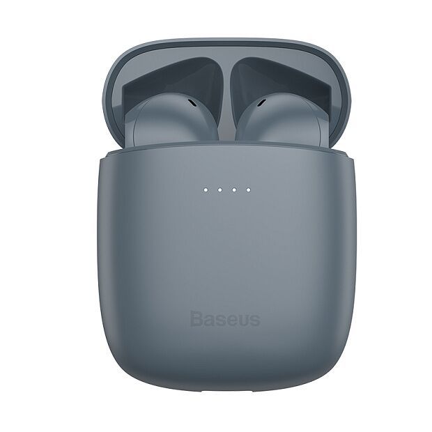 Беспроводные наушники BASEUS W04 Pro Encok True, Bluetooth, 37 мАч, серый - 4