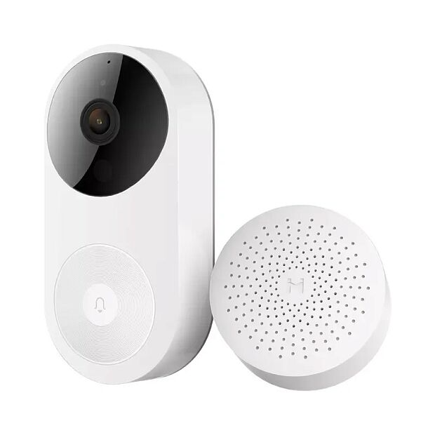 Умный дверной звонок Xiaobai Smart Video Doorbell D1 Set CMDR001W (White) - 1