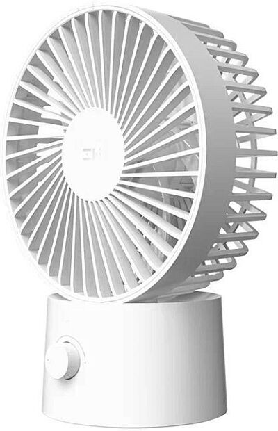 Портативный вентилятор ZMI AF218 (5000 mAh, c регулиров. скор. и режимом автоповорота) (White) - 3