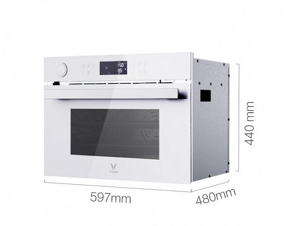 Встраиваемая духовка Viomi Internet Steaming Oven Embedded (White/Белый) : характеристики и инструкции - 2
