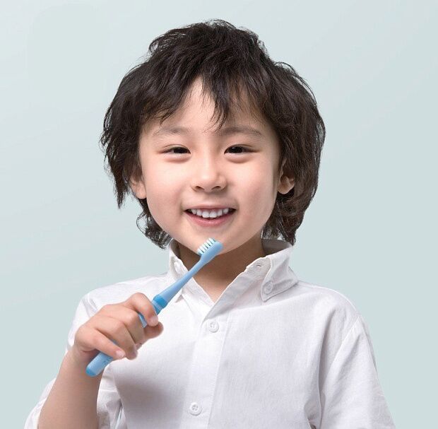 Детская зубная щетка Dr.Bei Toothbrush Children (Blue/Голубой) - 4