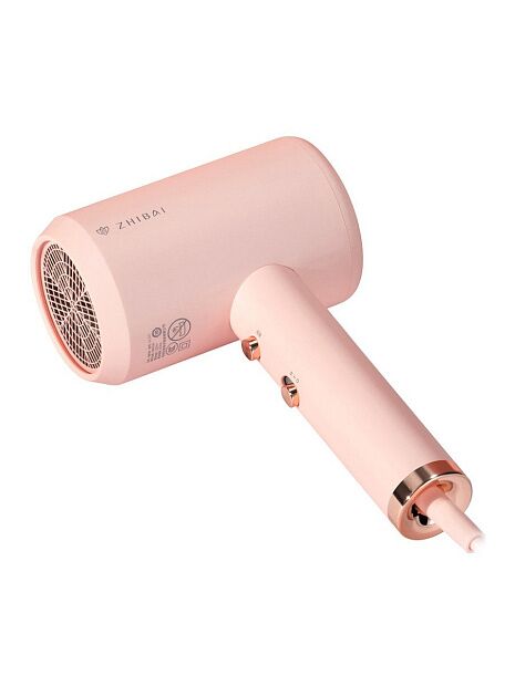 Фен Zhibai Straight Negative Ion Hair Dryer Upgrade (Pink/Розовый) - 4