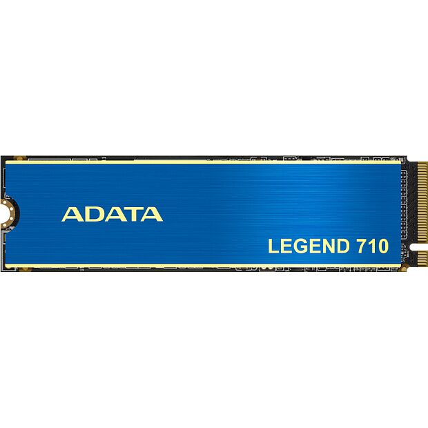 Твердотельный накопитель ADATA SSD LEGEND 710, 256GB, M.2(22x80mm), NVMe 1.4, PCIe 3.0 x4, 3D NAND, R/W 2100/1000MB/s, IOPs 90 000/130 000, TBW 65, D : характеристики и инструкции - 2