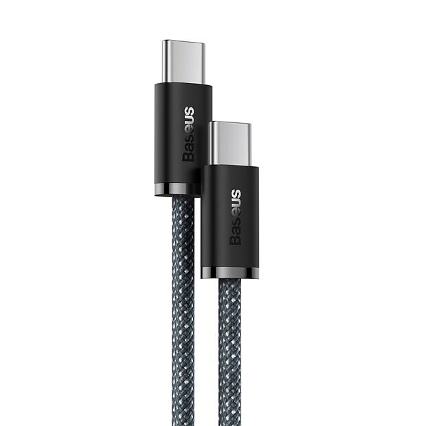 Кабель USB-C BASEUS Dynamic Series Fast Charging, Type-C-Type-C, 5A, 100W, 2 м (серый) (CALD000316) - 8