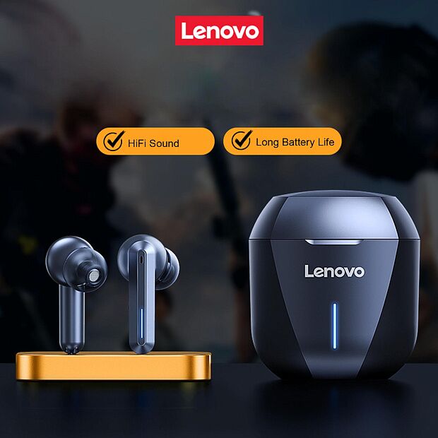 Беспроводные наушники Lenovo XG01 Wireless Bluetooth Game Headset (Black) - 2