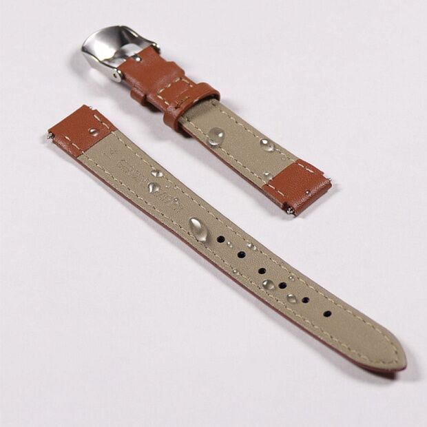 Ремешок кожаный для Xiaomi Mi Band 4 Leather Strap (Brown/Коричневый) - 3