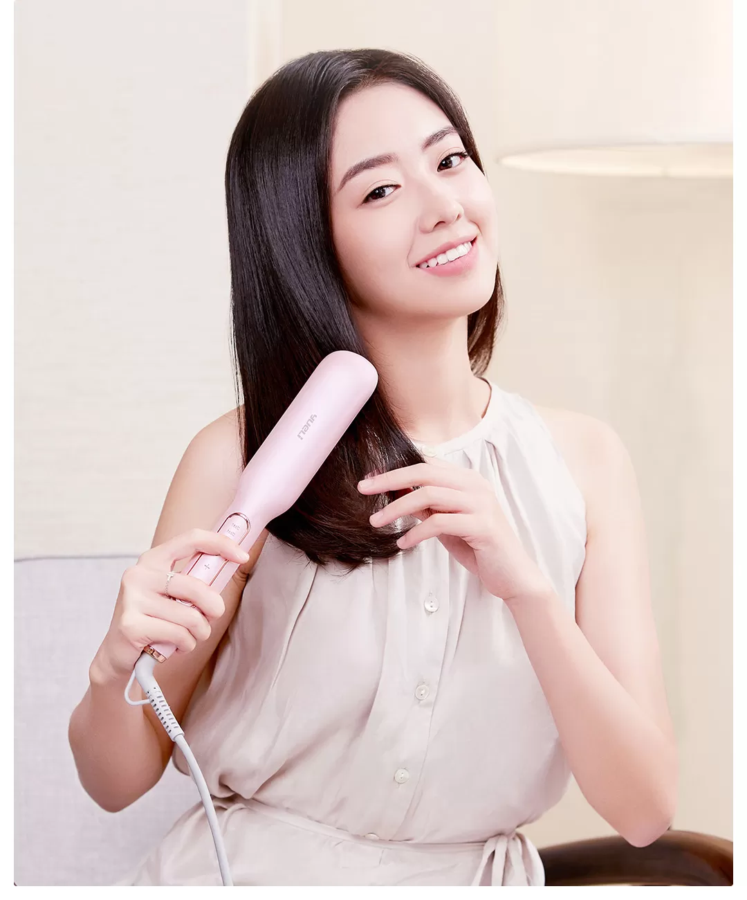 Расческа-выпрямитель Yueli Negative Ion Straight Hair Comb HS-528P  (Pink/Розовый) купить в Москве по выгодной цене в интернет-магазине XIACOM