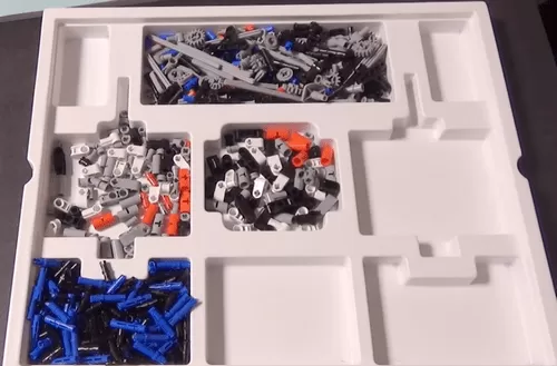 Отсеки для деталей в конструкторе Xiaomi Mi Bunny MITU Block Robot Machine Armor Внешний вид отсеков для деталей в конструкторе Xiaomi Mi Bunny MITU Block Robot Machine Armor