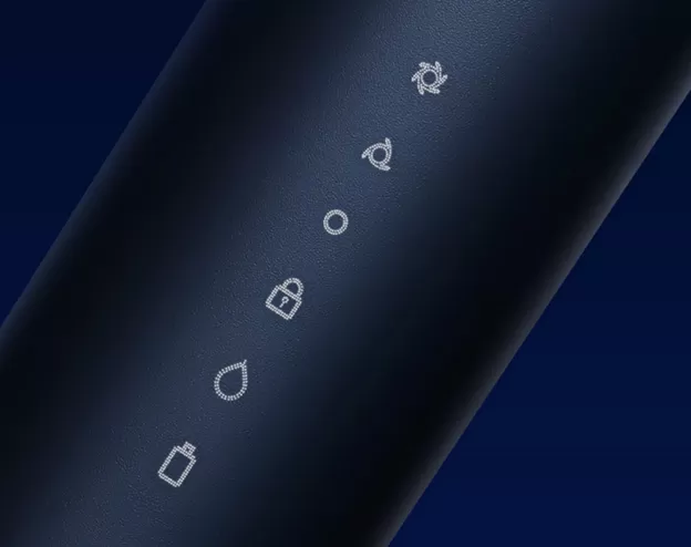Светодиодные элементы на корпусе электробритвы Xiaomi Mijia Electric Shaver S700
