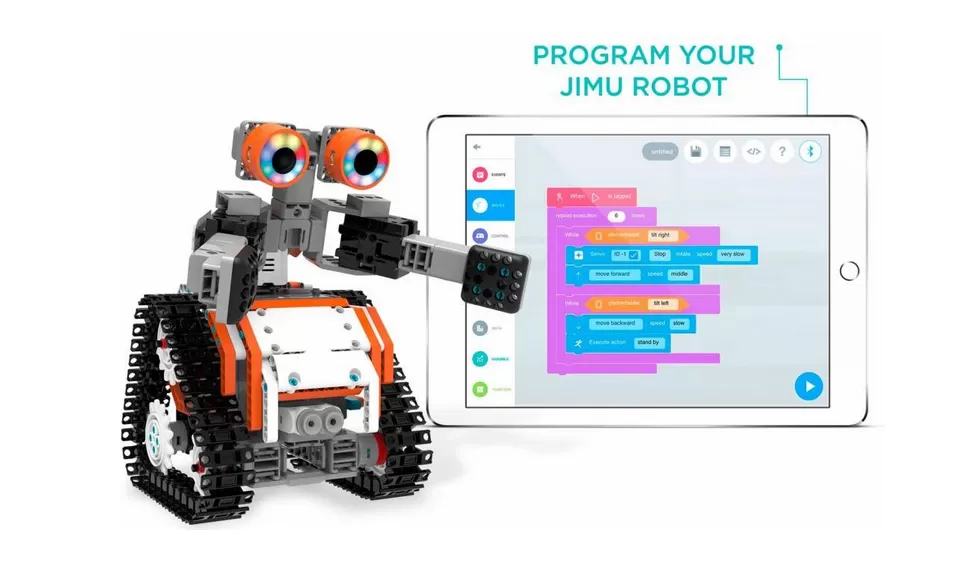 Приложение для программирования робота-конструктора UBTech Jimu Astrobot Kit JRA0402