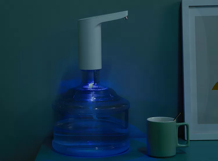 Процесс стерилизации воды автоматической помпой Xiaomi XiaoLang HD-ZDCSJ06