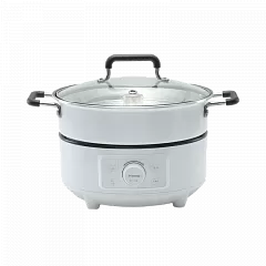 Пароварка Qcooker Electric Hot Pot (White/Белый) - Фото