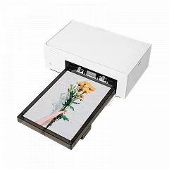 Карманный фотопринтер Xiaomi Polar Print Gramophone Printer Mobile Version (White/Белый) - Фото
