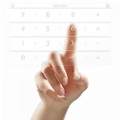 Умная ультратонкая клавиатура для ноутбука Xiaomi Pro 15.6'' Luckey Nums Ultra-thin Smart Keyboard - Фото