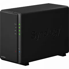 Сетевое хранилище Synology Ds218play QuadCore 2-Bay Nas Network Storage Server (Black/Черный) - Фото
