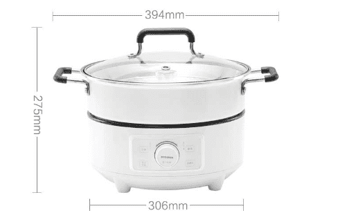 Пароварка Qcooker Electric Hot Pot (White/Белый) : характеристики и инструкции - 2