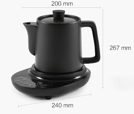 Электрический чайник Qcooker Kitchen Multi-Function Decocting Pot (Black/Черный) - характеристики и инструкции на русском языке - 2