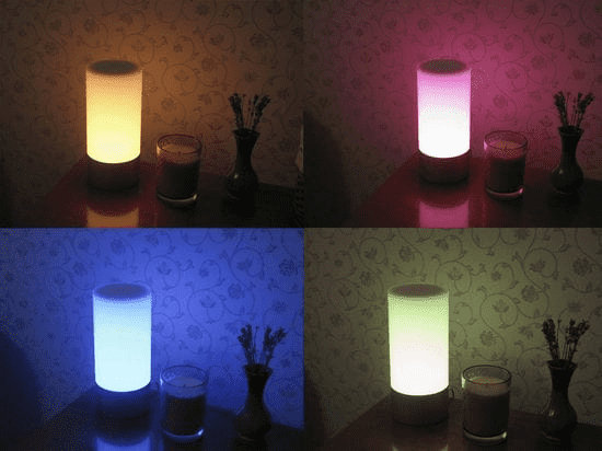 Пример подсветки Xiaomi MiJia Bedside Lamp
