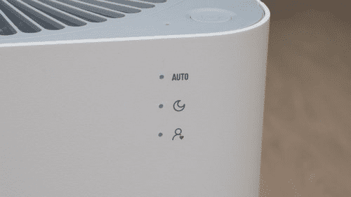 Размещение индикаторов на очистителе воздуха Xiaomi Air Purifier 2
