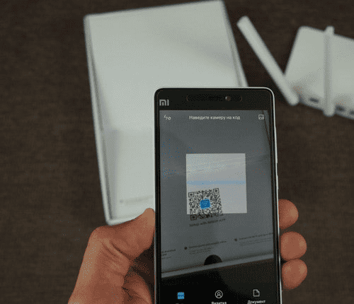 Использование сканера кодов QR Xiaomi