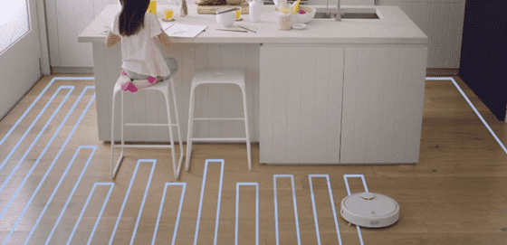 Алгоритм работы робота-пылесоса Xiaomi Mi Vacuum Cleaner во время уборки