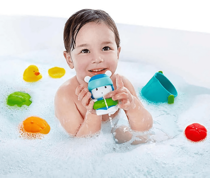 Дизайн брызгалки из набора детских игрушек для ванной Xiaomi Mijia Mitu Hape Happy Play