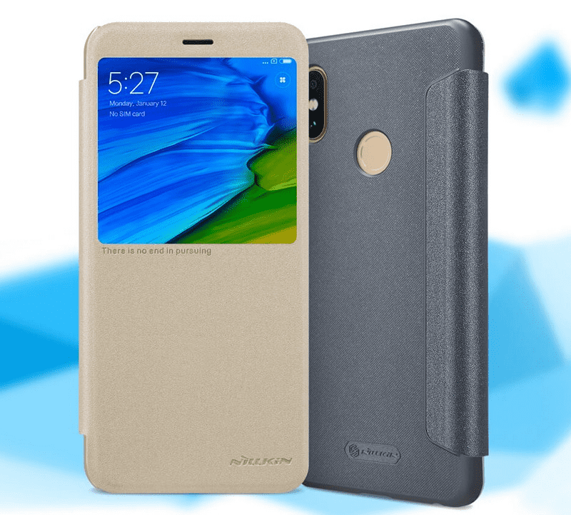 Чехол Nillkin Sparkle Leather Case для смартфона Xiaomi Redmi Note 5 Pro