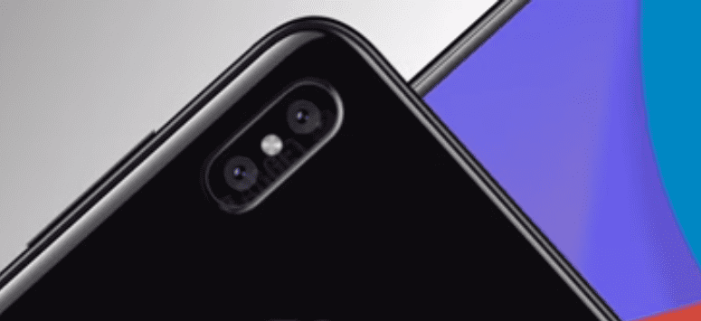 Вертикальная двойная камера на Xiaomi Mi 6X