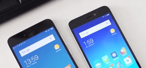 Габариты смартфонов Redmi 5A и Redmi Note 5A