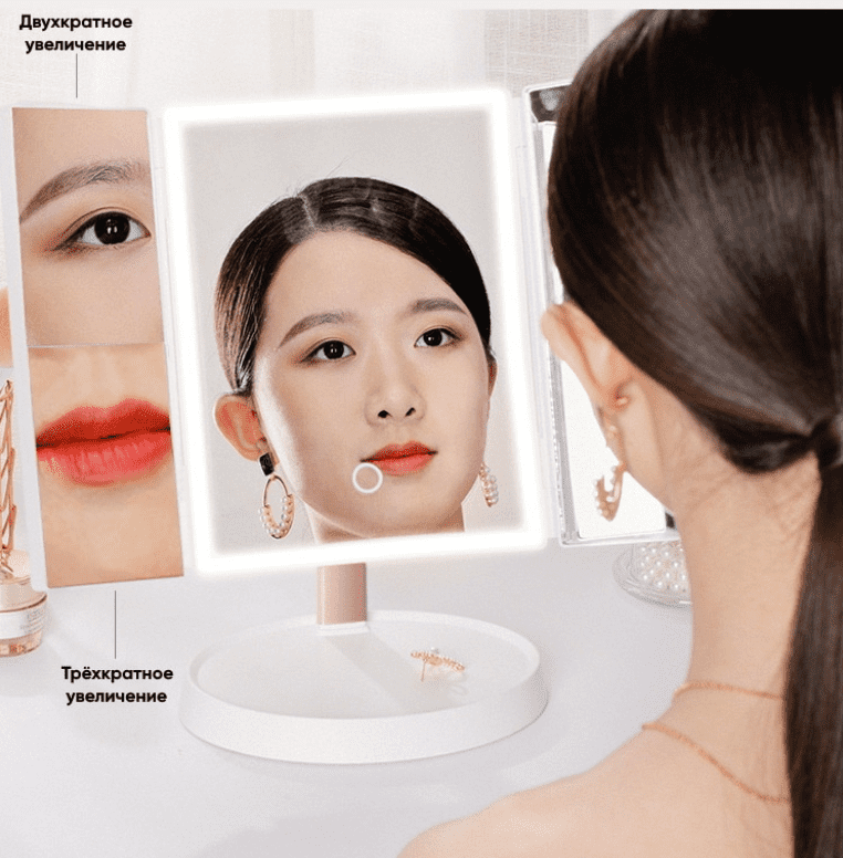 Светодиодные элементы зеркала для макияжа с подсветкой Jordan Judy NV549