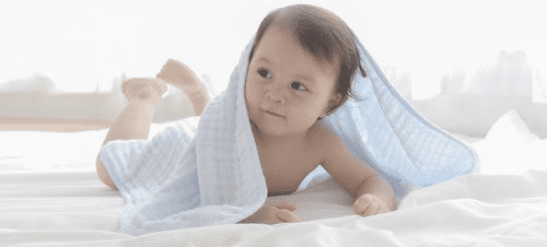 Пример использования полотенца Xiaomi ZSH Baby Series