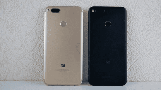 Сравнение размеров Xiaomi Mi A1 и Xiaomi Mi 5X