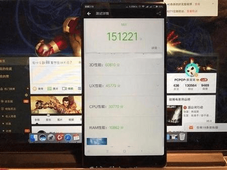 Результаты теста по AnTuTu для Xiaomi Mi Mix