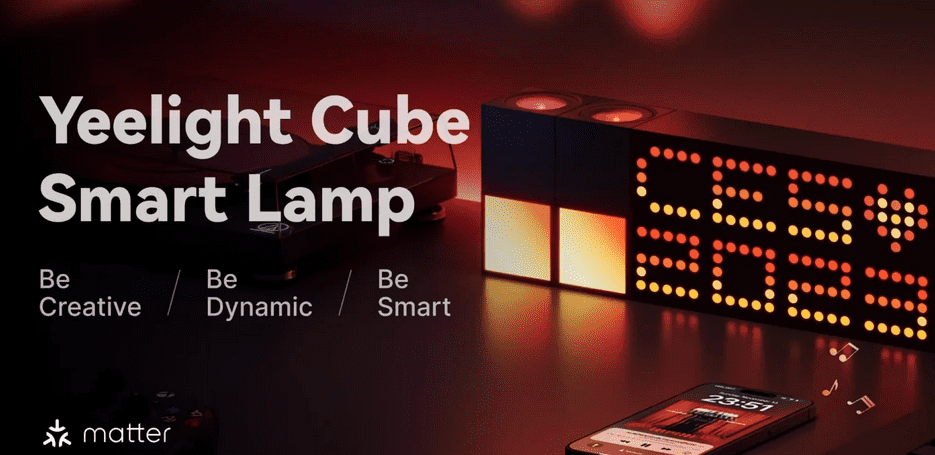 Дизайн умной лампы Yeelight Cube Smart Lamp