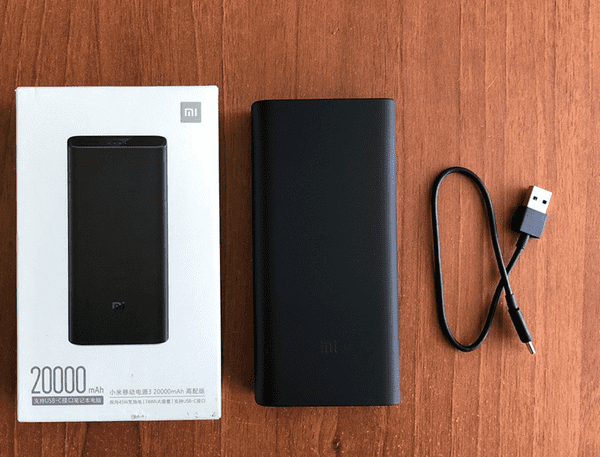 Состав комплекта павербанка Xiaomi Mi Power Bank 3 Pro 20000