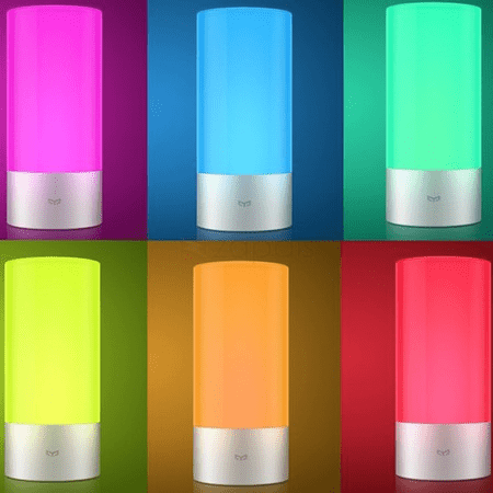 Цвета светового излучения Xiaomi Mijia Bedside Lamp